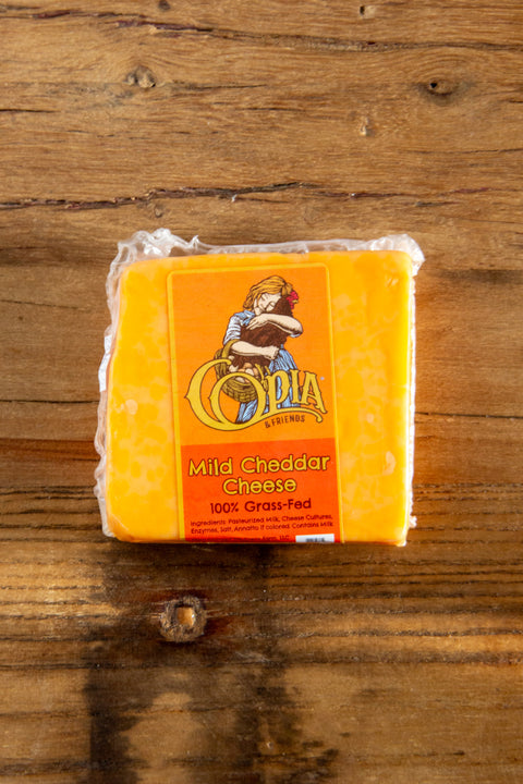 Cheese - Mild Cheddar - 100% Grass Fed - Copia & Friends