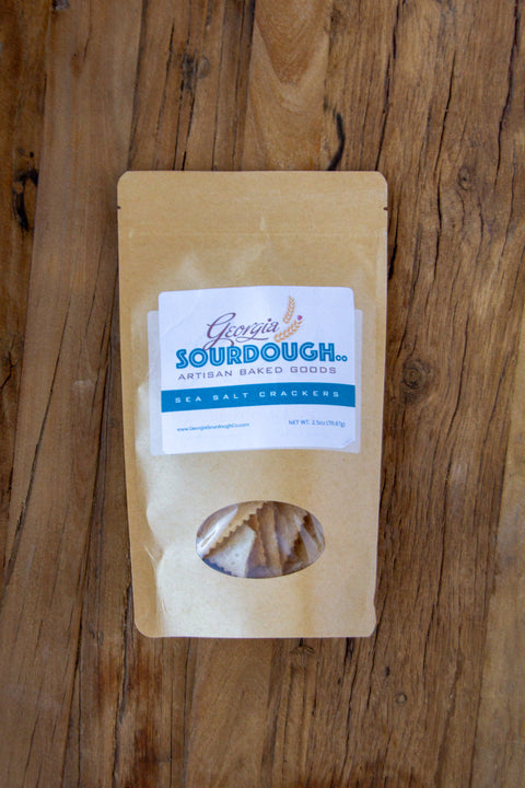 Georgia Sourdough Crackers - Sea Salt